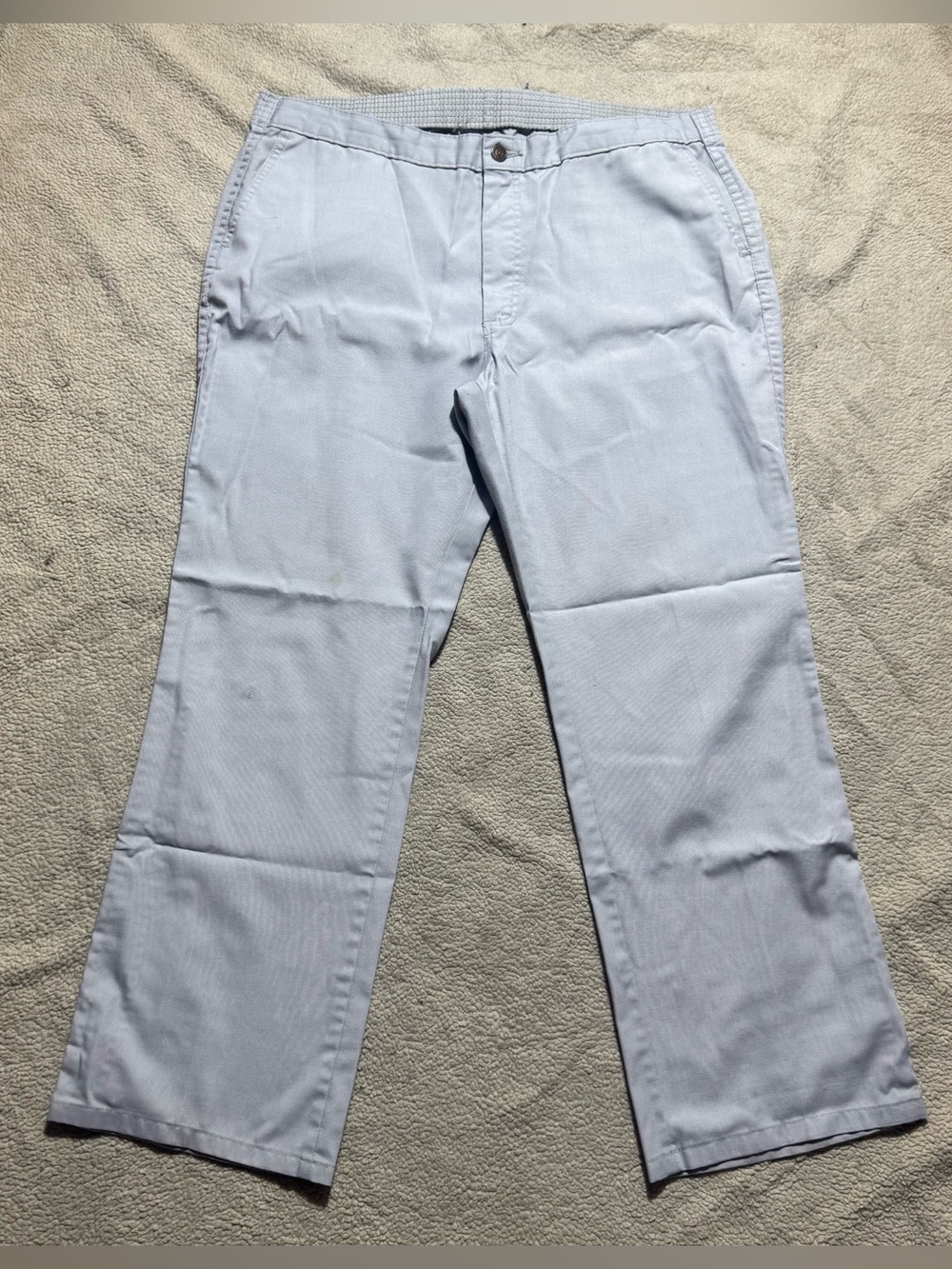 Par Four Pants Mens 36 Gray Straight Chino Golf Stretch Vintage Sportswear 36x29